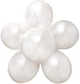 Elecrainbow 100 Pack 12 Inch 3.2 g/pc Thicken Round Metallic Pearlescent Latex Balloons