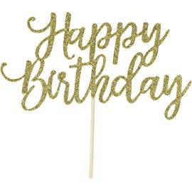 Posh Peanut Happy Birthday Cake Topper First Birthday Cupcake Topper Cake Smash Candle… 4.3 out of 5 stars 168